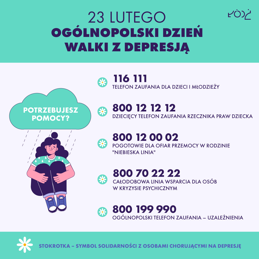 Plakat – Ogólnopolski Dzień Walki z Depresją 