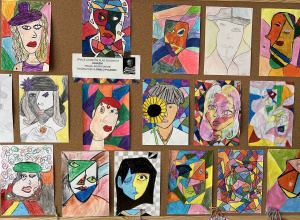Klasa 7 – Prace inspirowane twórczością Pablo Picasso. Kubizm