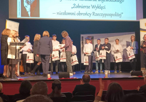 Wręczenie nagród laureatom konkursu Żołnierze Wyklęci – niezłomni obrońcy Rzeczypospolitej” podczas Gali finałowej.