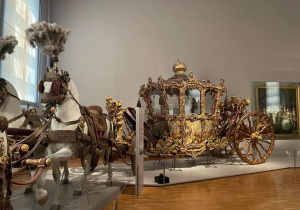 Powóz cesarski w Muzeum Wozowni w pałacu Schönbrunn