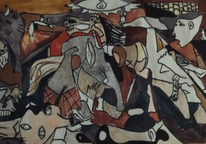 Pablo Picasso –„ Guernica” – 1937 Kopię wykonała Julia Majchrzak –uczennica klasy 4d