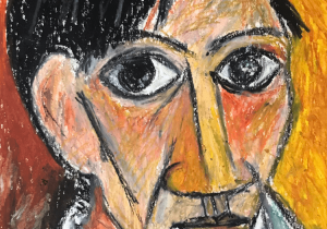 Pablo Picasso –„Autoportret” – 1907 Kopię wykonała Marta Gralewska –uczennica klasy 6c