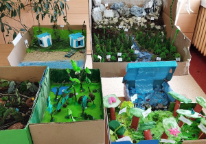 Wystawa prac związanych z projektem – Krajobrazy świata.