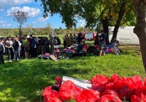 Śmieci zebrane przez uczestników akcji.