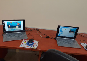 Klasa I tworzy animacje w programie Scratch