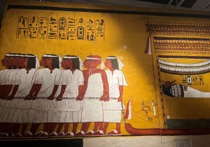 Malowidła naścienne w komorze grobowej Tutanchamona