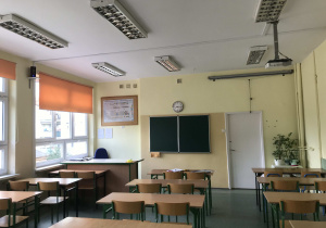 Sala B08 przed remontem.