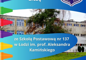 Plakat Wojtka, ucznia klasy 5 przygotowany na zajęciach projektowych – Koduję, liczę, eksperymentuję.